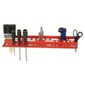 Quantum Storage Systems Tool Rack, 96Tool Holder, 234 in W, 6 in H, 24 in L, Polypropylene RTR-96